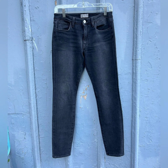 Fathers Daughter Denim,  Hanna Mid Rise Skinny in Charcoal, size 28 - Picture 3 of 11